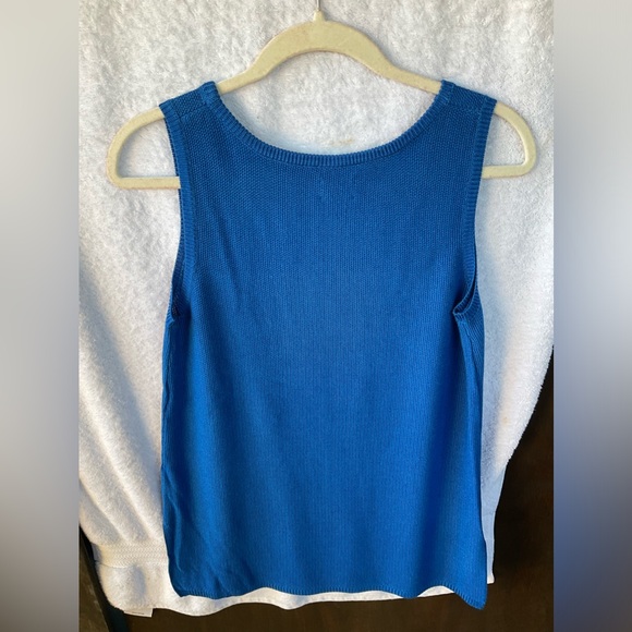 Chico’s Apparel Pebblestitch Sleeveless Knit Brilliant; NWT; M/8 - Picture 5 of 13